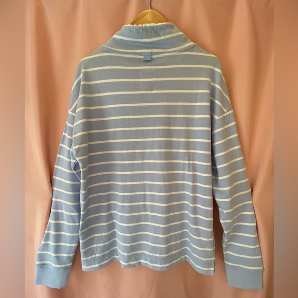 JOULES HARLTON STRIPE FUNNEL NECK SWEATSHIRT - Picture 2 of 7